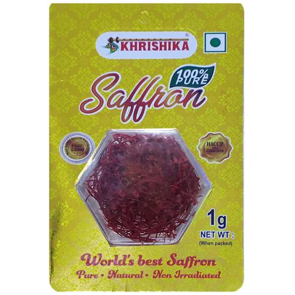 Buy KHRISHIKA 100% Pure Saffron Online - OLRAA Indian Snacks