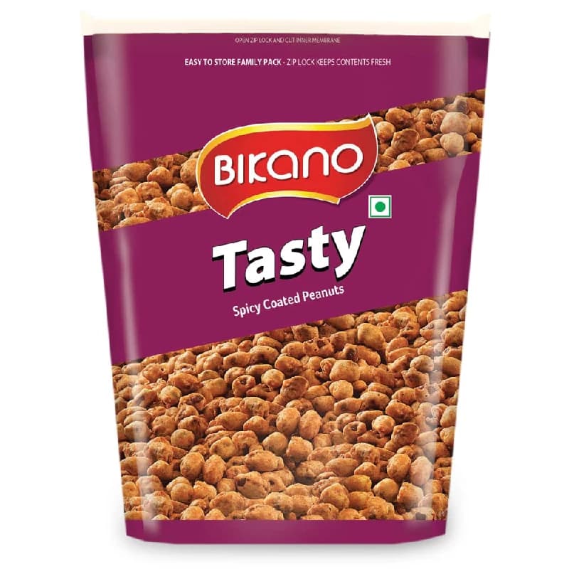 Buy Bikano Tasty Spicy Coated Peanuts Online - OLRAA Indian Snacks