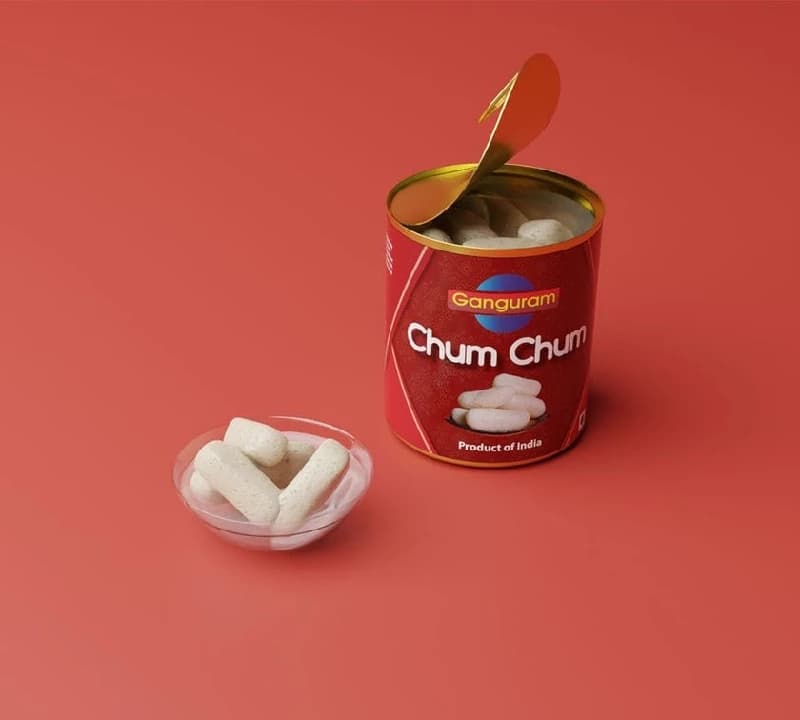 Buy Ganguram tin cham cham Online - OLRAA Indian Snacks