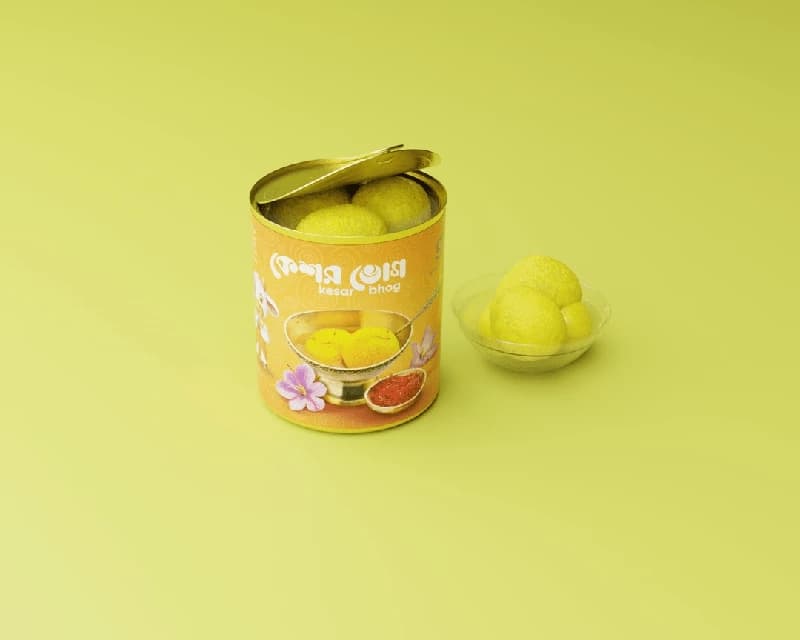 Buy Ganguram tin kesar bhog Rosogolla Online - OLRAA Indian Snacks