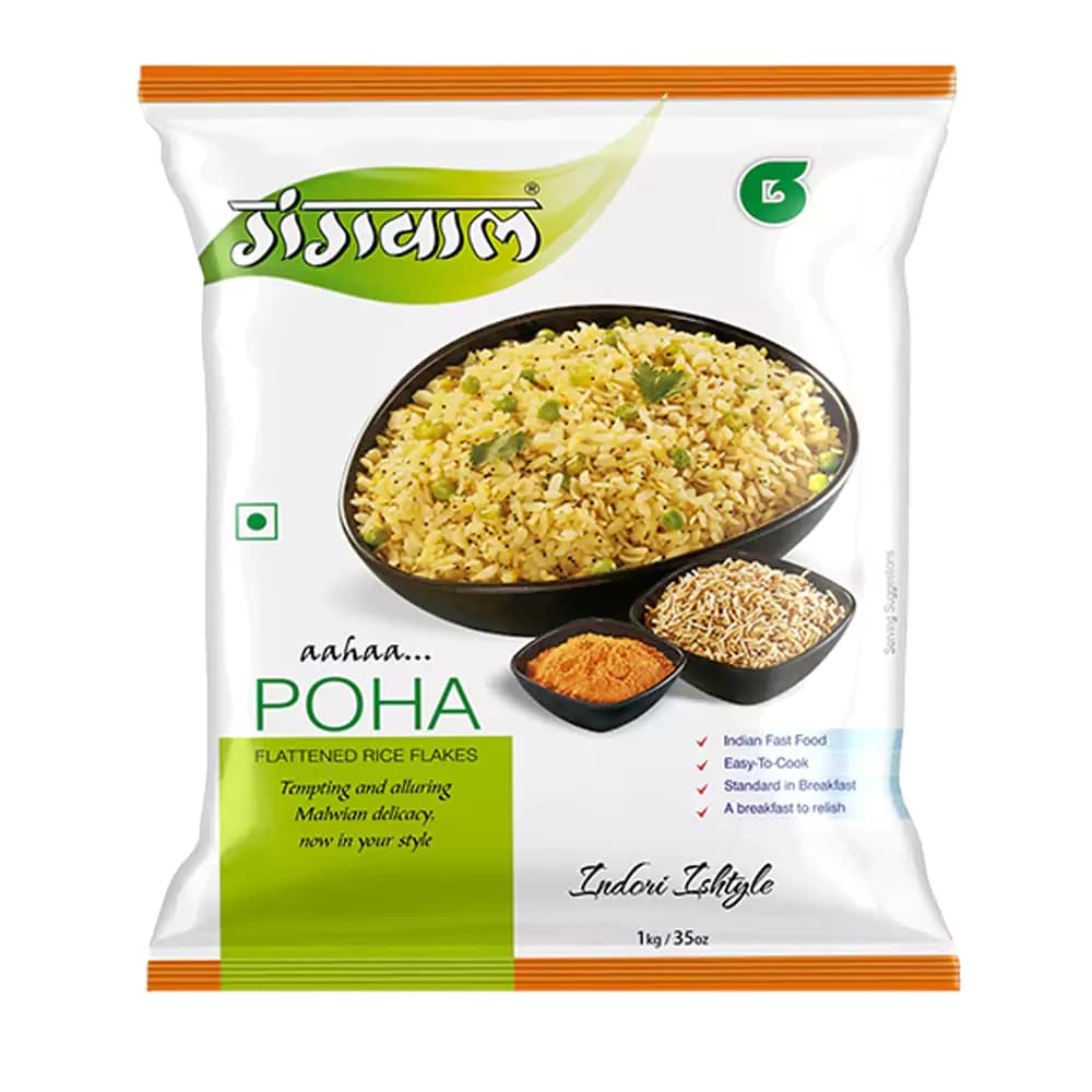 Buy Gangwal Flattened Rice Poha Online - OLRAA Indian Snacks