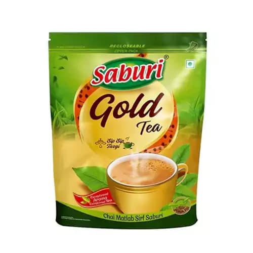 Buy Saburi Gold Tea Rich Flavour & Aroma Online - OLRAA Indian Snacks