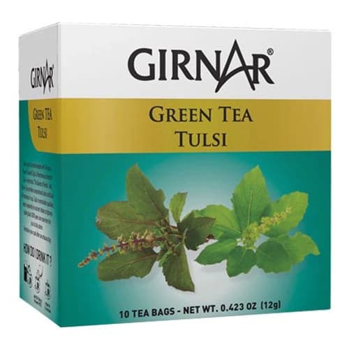 Buy Girnar Green Tea Bag Tulsi Online - OLRAA Indian Snacks