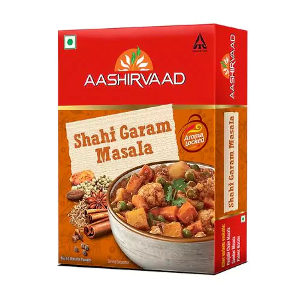 Buy Aashirvaad Shahi Garam Masala Online - OLRAA Indian Snacks