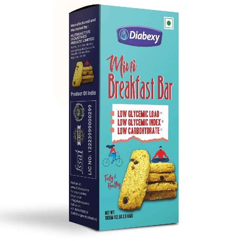 Buy Diabexy Mini Breakfast Bar Online - OLRAA Indian Snacks