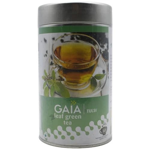 Buy Gaia Green Tea Leaf Tulsi Online - OLRAA Indian Snacks