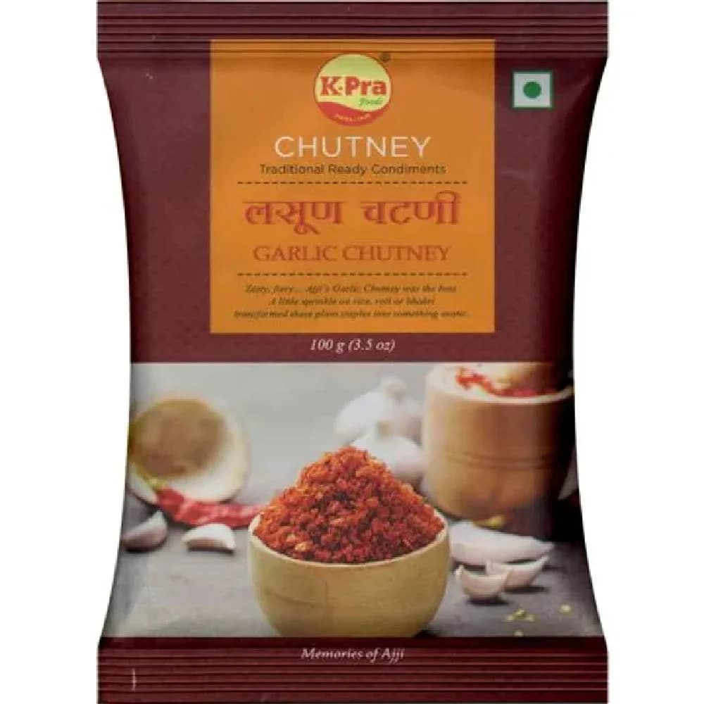 Buy K PRA Garlic Chutney Online - OLRAA Indian Snacks