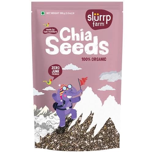 Buy Slurrp Farm Organic Chia Seeds Online - OLRAA Indian Snacks