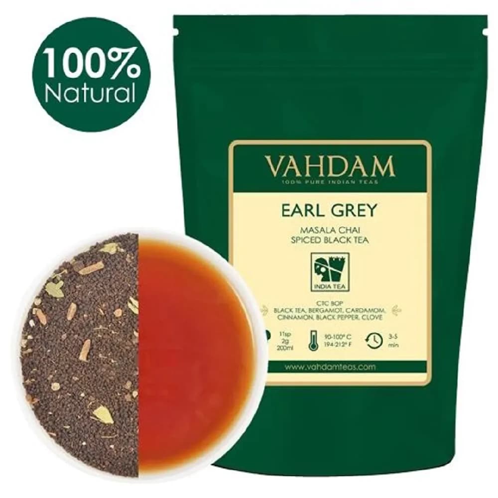 Buy Vahdam Black Tea Masala Chai Online - OLRAA Indian Snacks