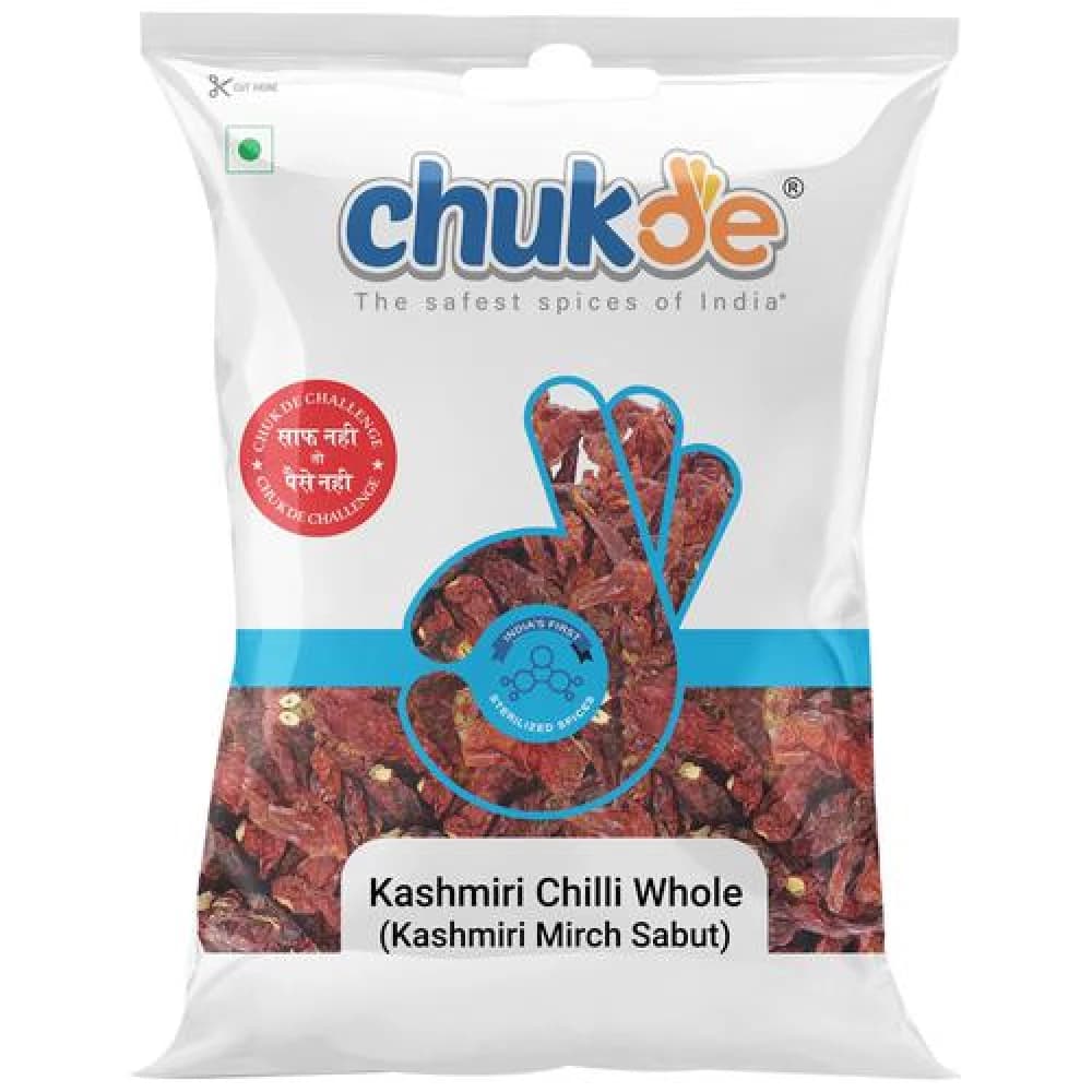 Buy Chukde Kashmiri Mirch Sabut Online - OLRAA Indian Snacks