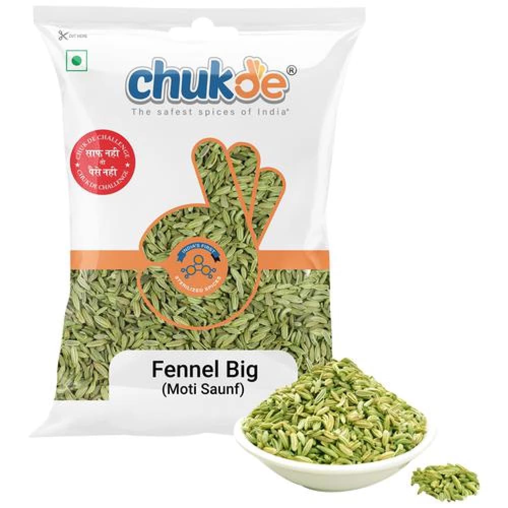Buy Chukde Moti Saunf Online - OLRAA Indian Snacks