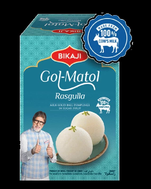 Buy Bikaji Rasgulla Gol Matol Online - OLRAA Indian Snacks