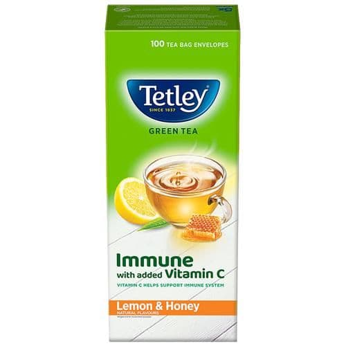 Buy Tetley Green Tea Lemon & Honey Online - OLRAA Indian Snacks