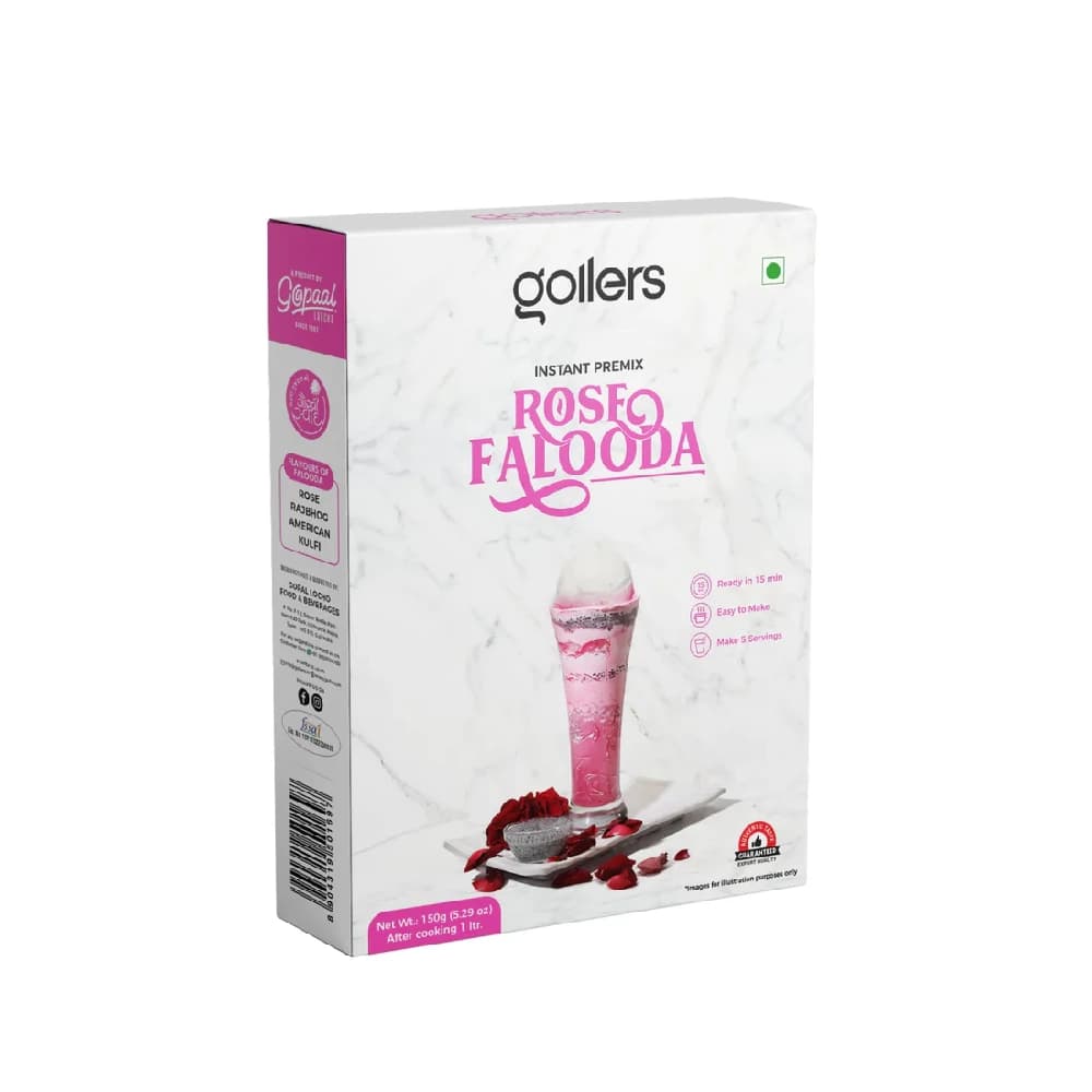 Buy Gollers Rose Falooda Online - OLRAA Indian Snacks