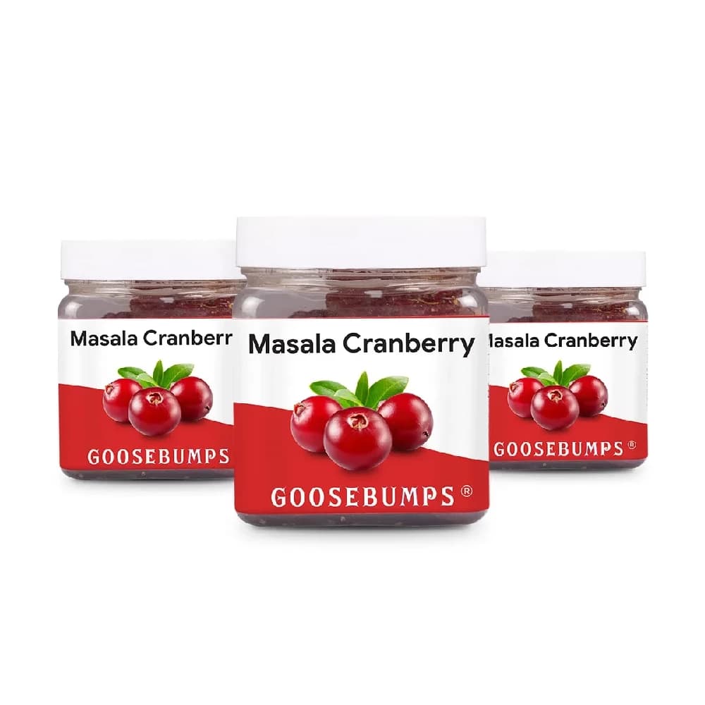 Buy Goosebumps Pickles Masala Cranberry Online - OLRAA Indian Snacks