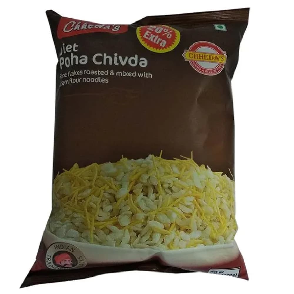 Buy Chhedas Diet Poha Chivda Online - OLRAA Indian Snacks