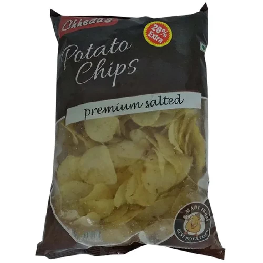 Buy Chhedas Potato Chips Salted Online - OLRAA Indian Snacks