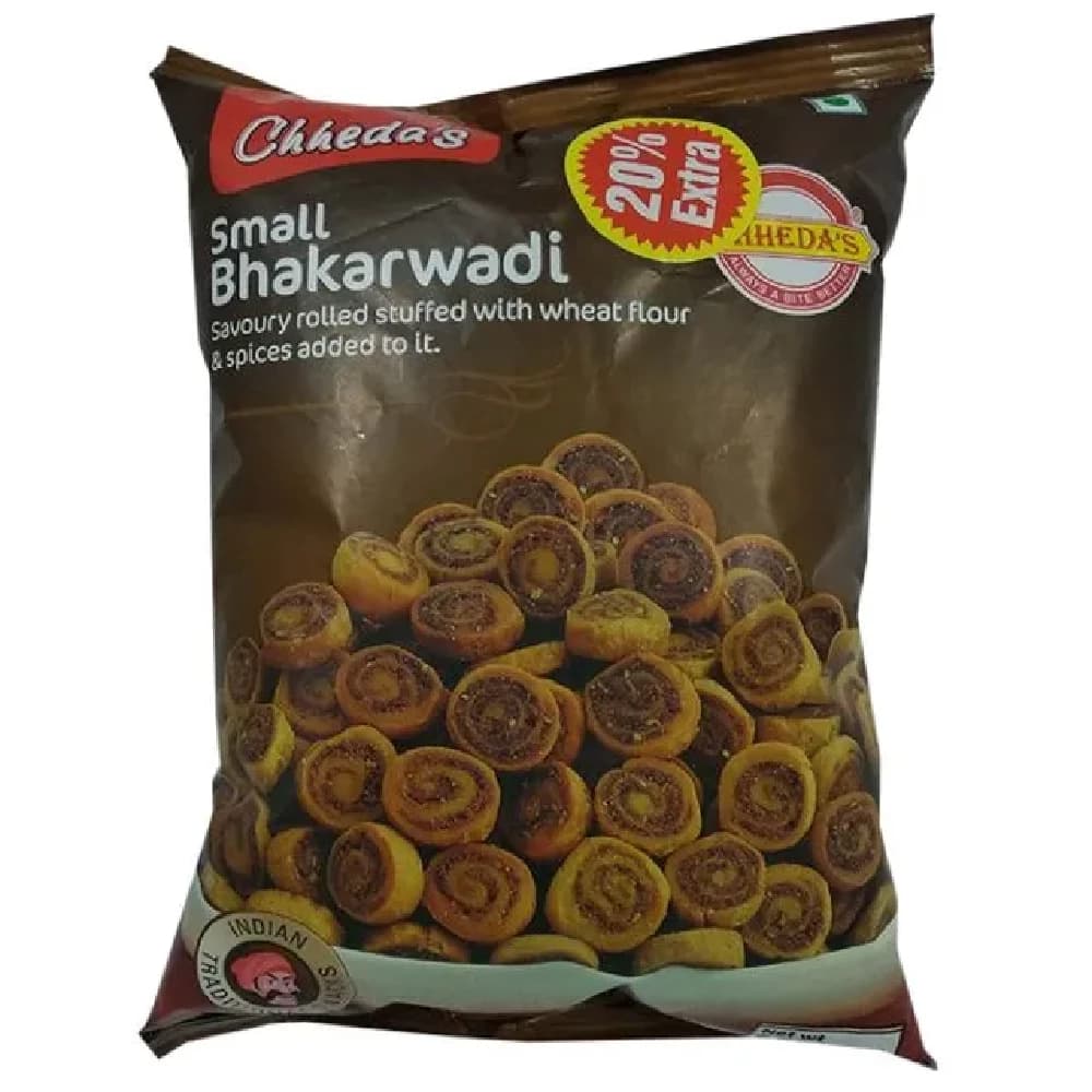 Buy Chhedas Small Bhakarwadi Online - OLRAA Indian Snacks
