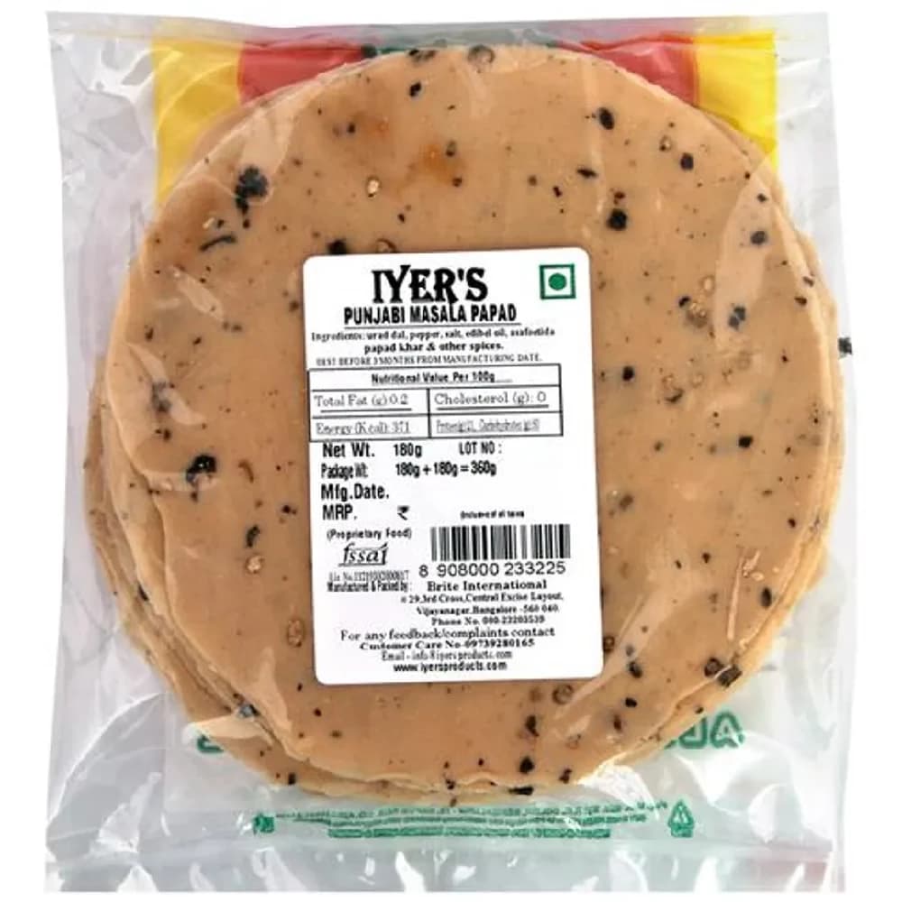 Iyers Papad Punjabi Masala thumbnail 2