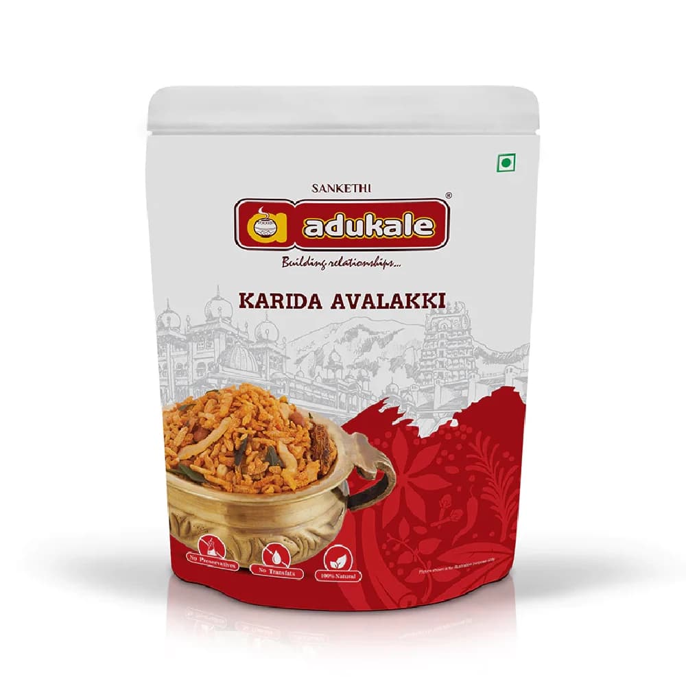 Buy Adukale Karida Avalakki Online - OLRAA Indian Snacks