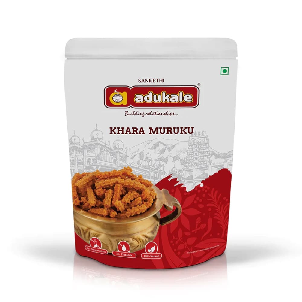 Buy Adukale Khara Muruku Online - OLRAA Indian Snacks