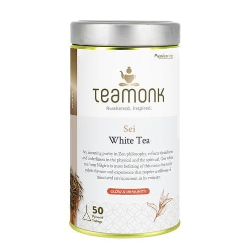 Buy Teamonk Nilgiri White Tea Sei Online - OLRAA Indian Snacks
