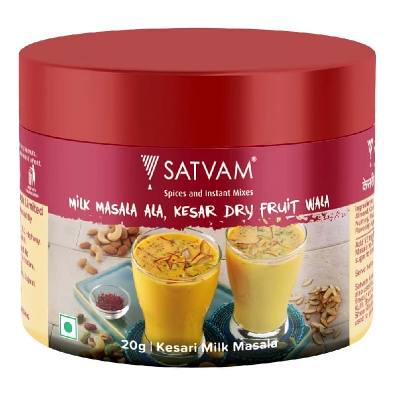 Buy Satvam Kesari Milk Masala Online - OLRAA Indian Snacks
