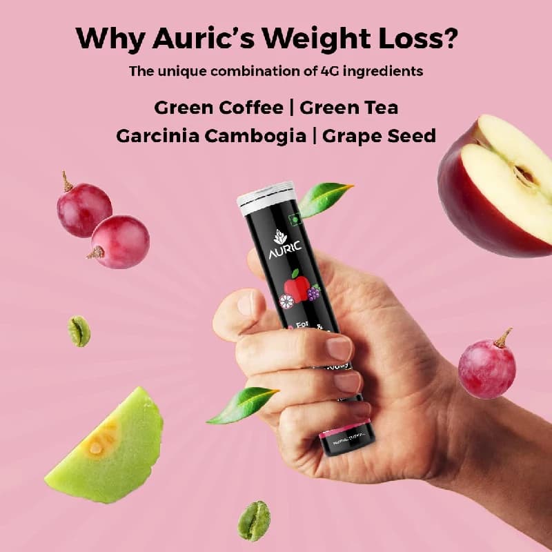 Buy Auric Get Slim Effervescent Online - OLRAA Indian Snacks