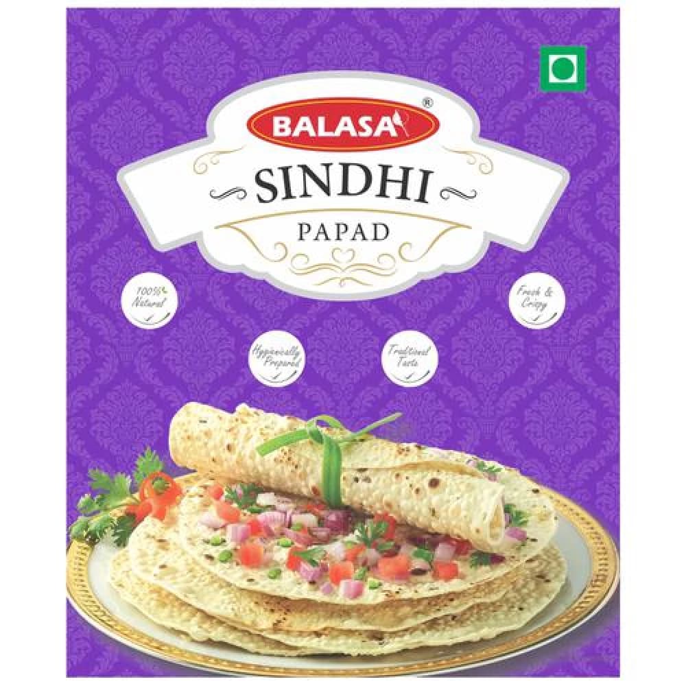 Buy BALASA Sindhi Papad Big Online - OLRAA Indian Snacks