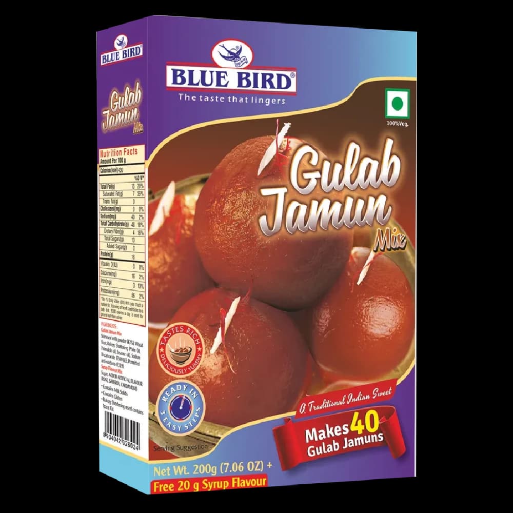 Buy Blue Bird Gulab Jamun Mix Online - OLRAA Indian Snacks