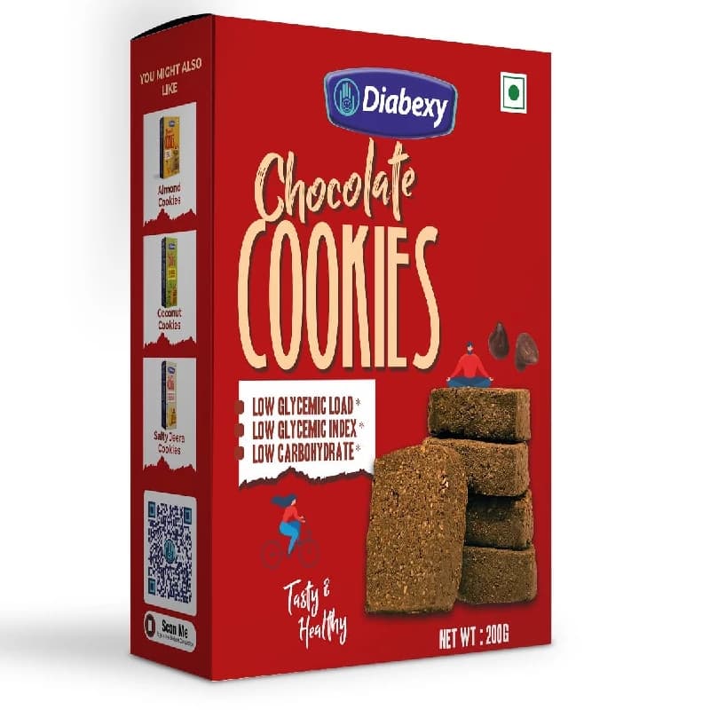Buy Diabexy Chocolate Cookies Online - OLRAA Indian Snacks