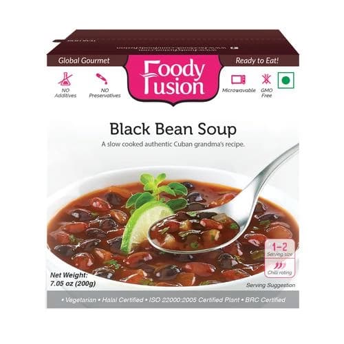 Buy Foody Fusion Black Bean Soup Online - OLRAA Indian Snacks