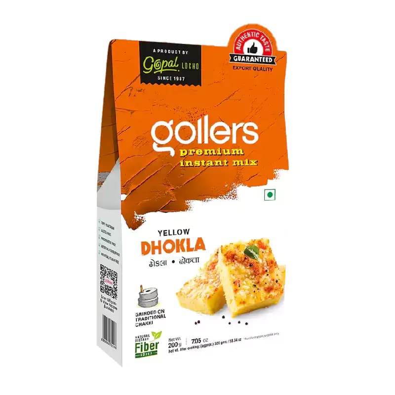 Buy Gollers Yellow Dhokla Online - OLRAA Indian Snacks