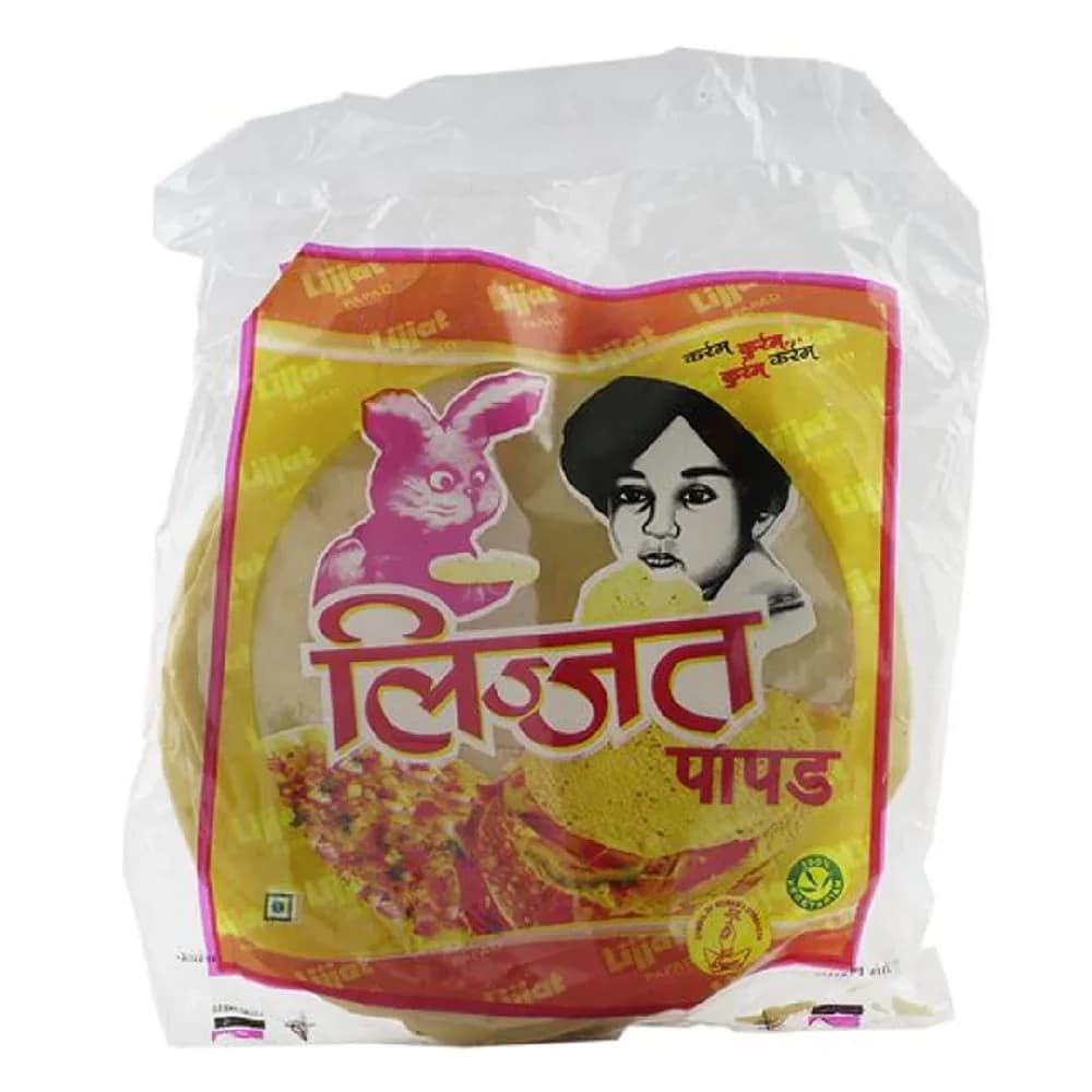 Buy Lijjat Garlic Papad Online - OLRAA Indian Snacks