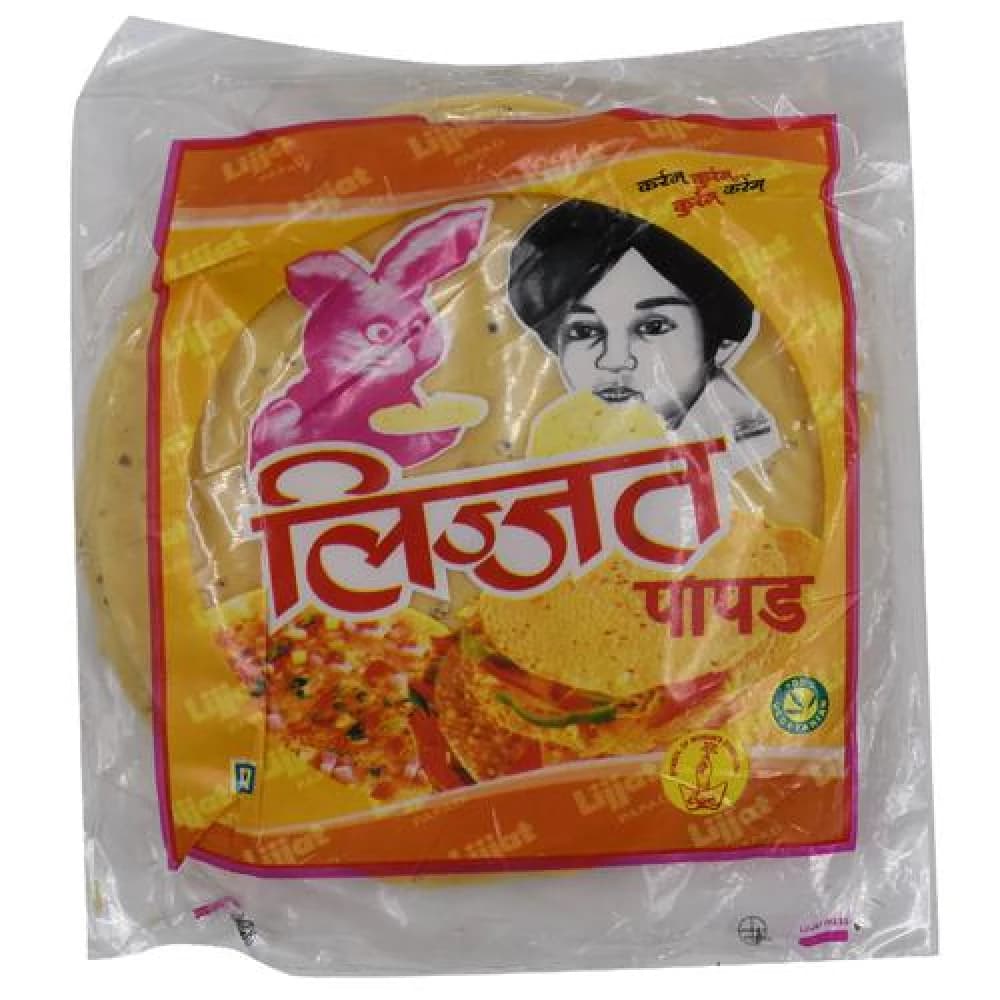 Buy Lijjat Papad Moong Online - OLRAA Indian Snacks