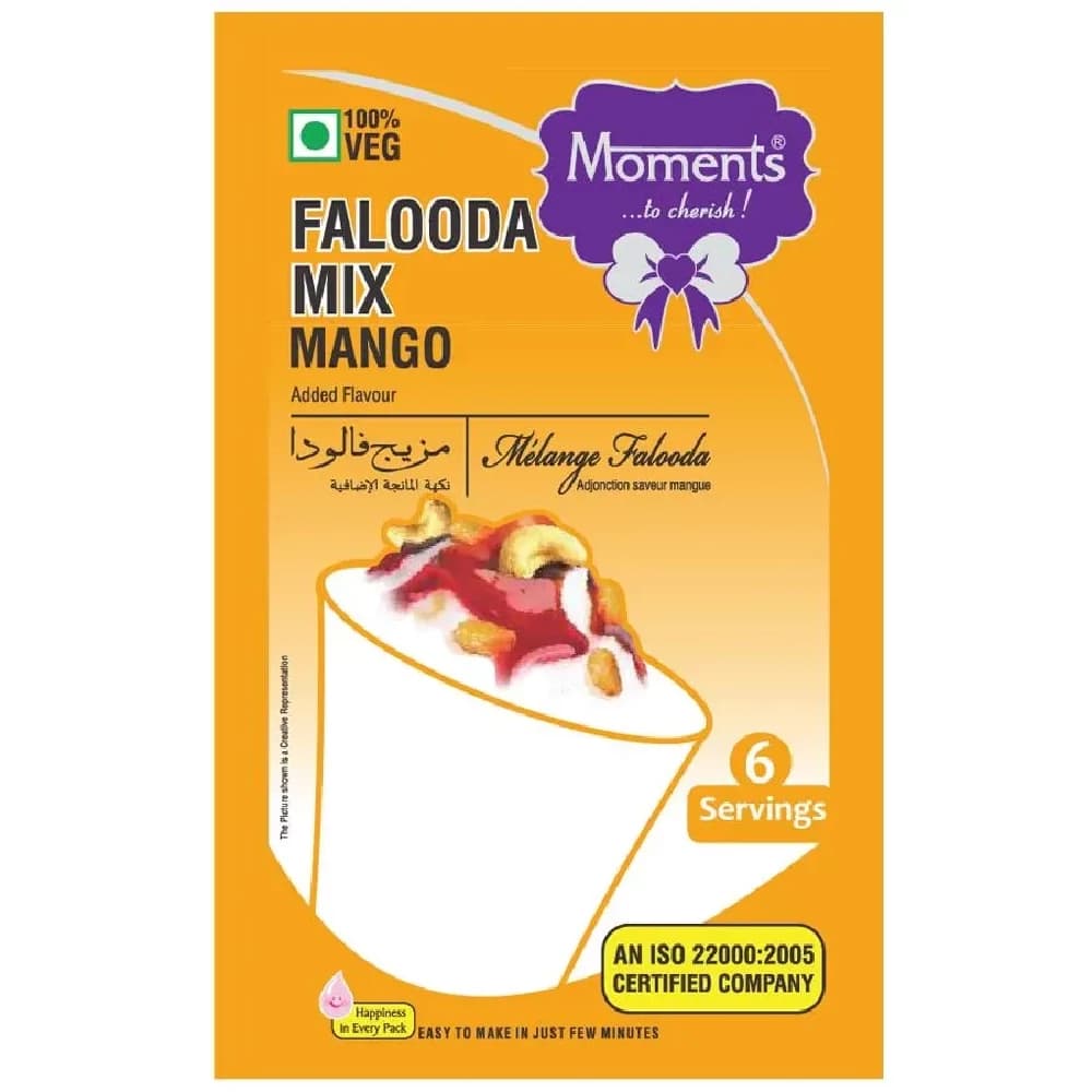 Buy Moments Falooda Mix Mango Online - OLRAA Indian Snacks