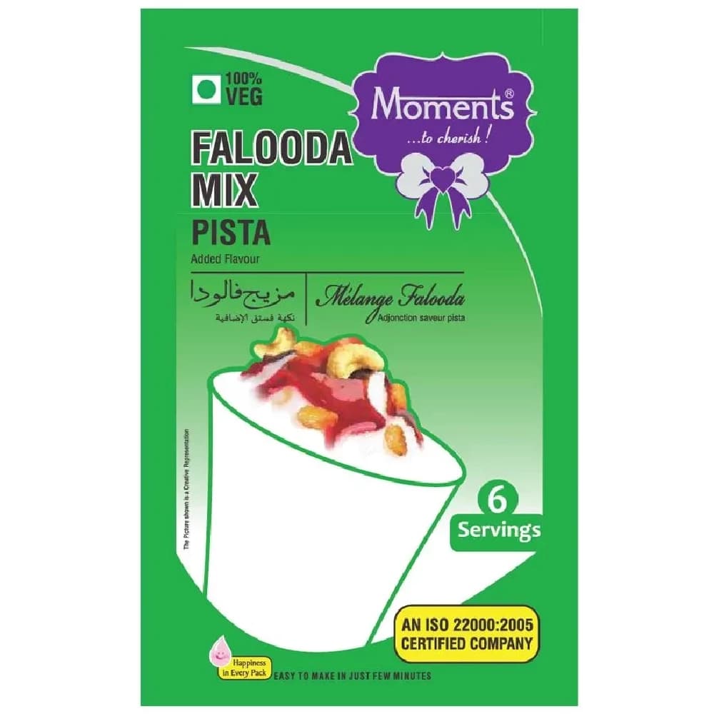 Buy Moments Falooda Mix Pista Online - OLRAA Indian Snacks