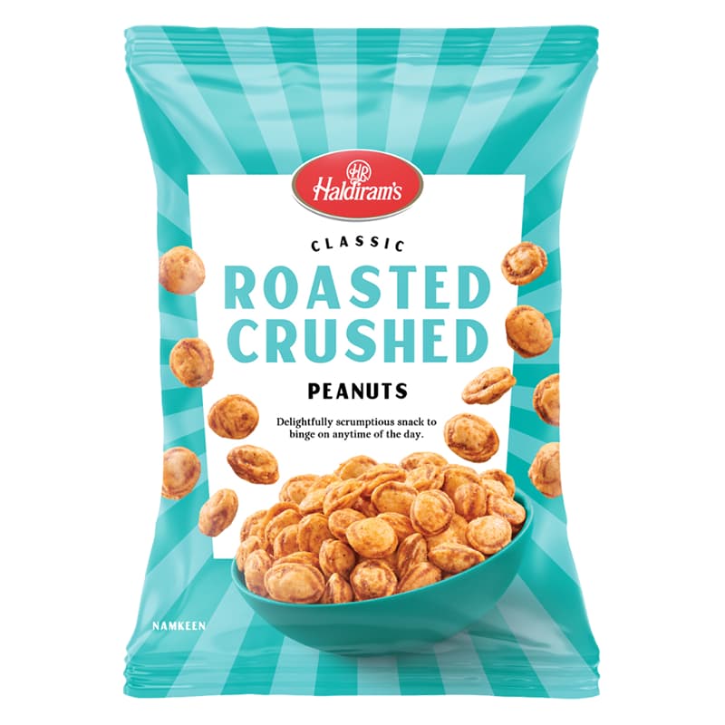 Buy Haldiram's Roasted Crushed Peanuts Online - OLRAA Indian Snacks