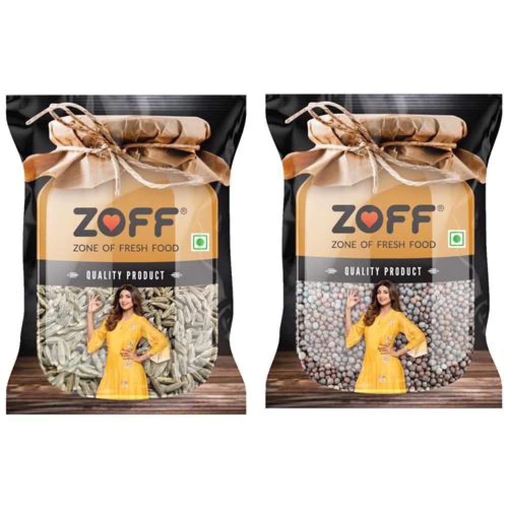Buy Zoff Mustard & Cumin Whole Combo Pack Online - OLRAA Indian Snacks