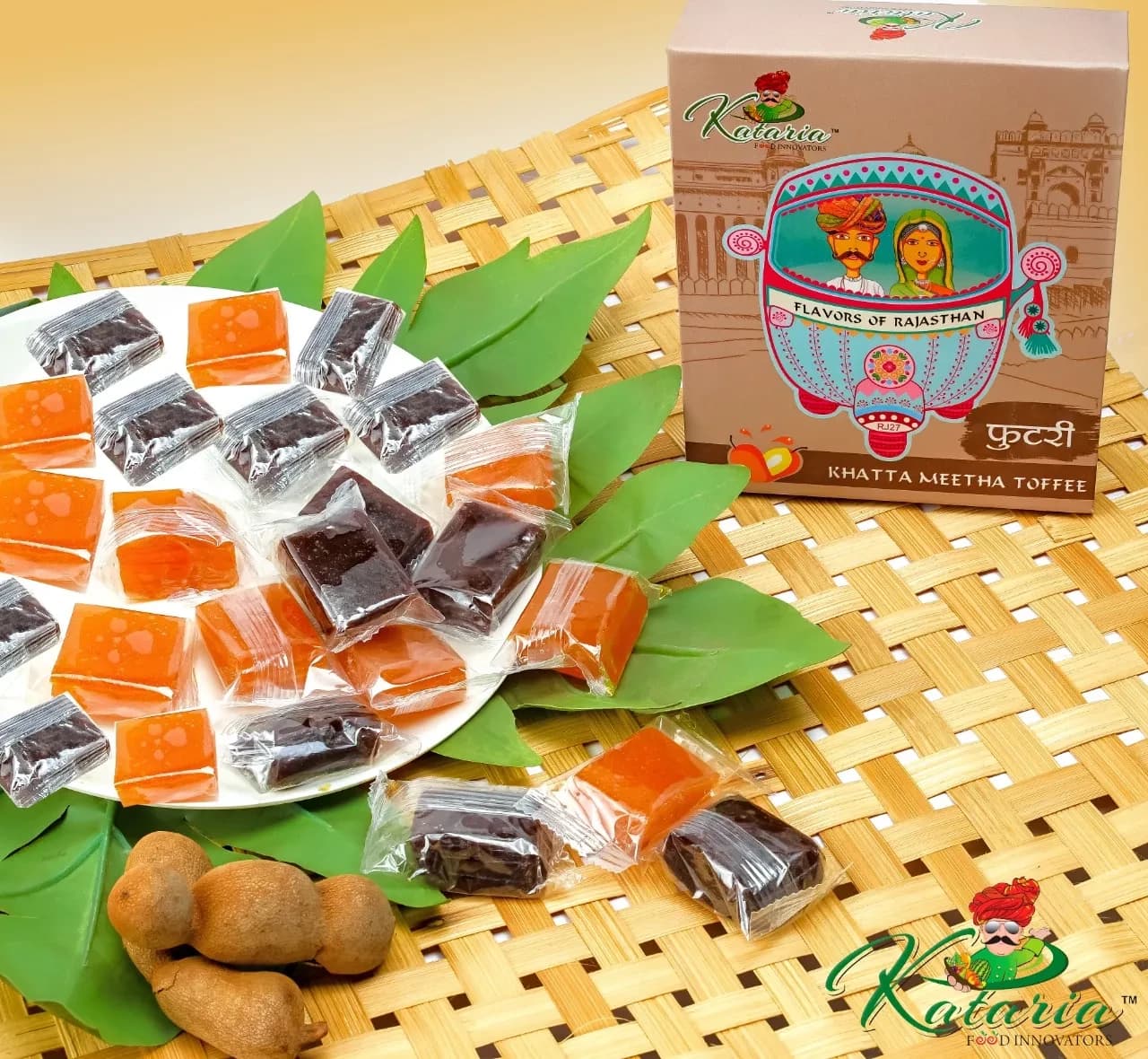 Buy Kataria Food Innovators Mango Imli Toffees Online - OLRAA Indian Snacks