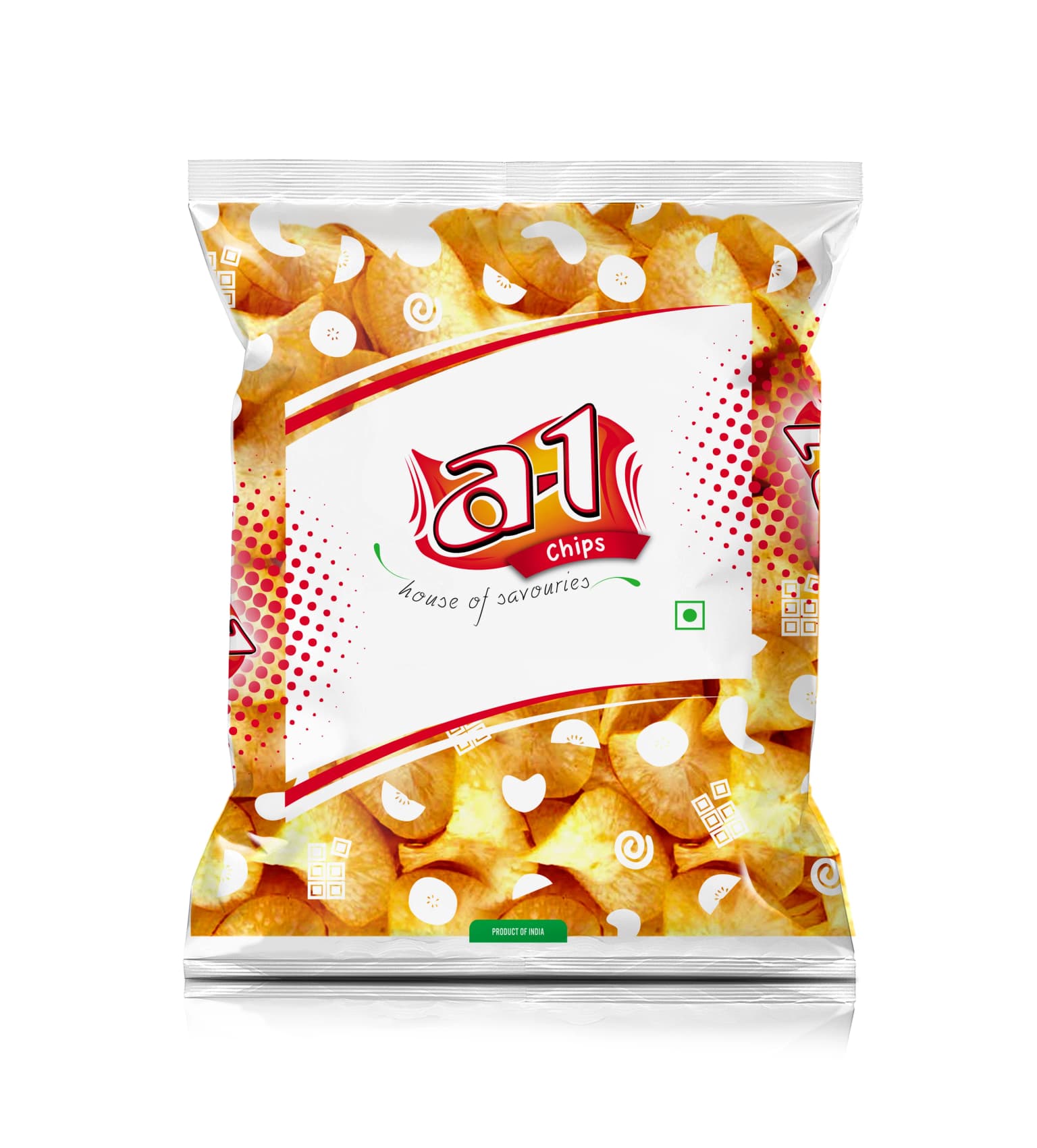 Buy A1 Chips Tapioca Chips Chilly Online - OLRAA Indian Snacks