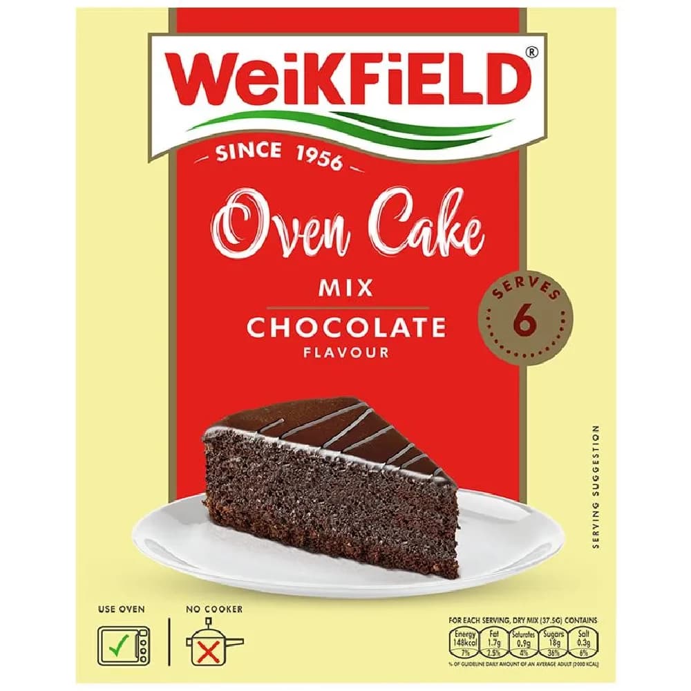 Buy Weikfield Oven Cake Mix Chocolate Online - OLRAA Indian Snacks