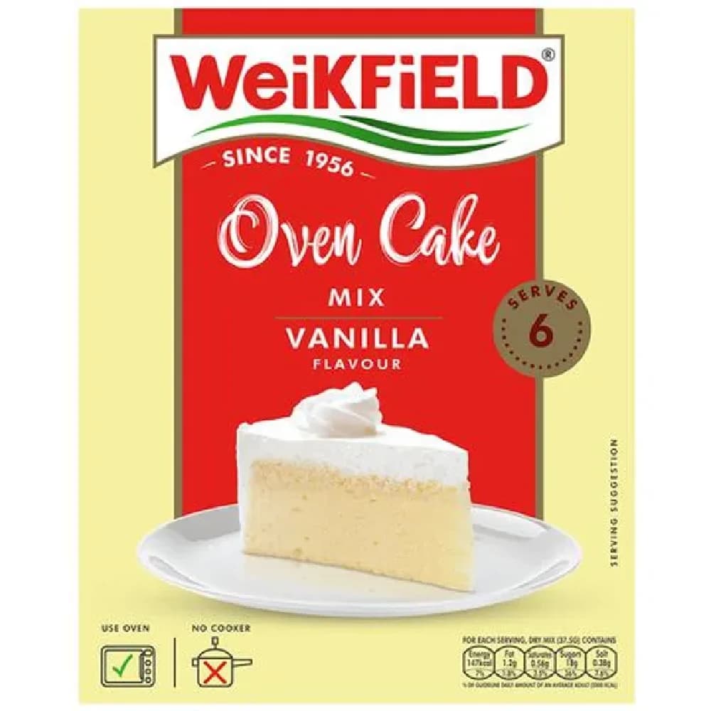 Buy Weikfield Oven Cake Mix Vanilla Online - OLRAA Indian Snacks