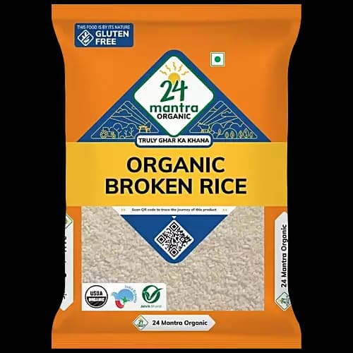 Buy 24 Mantra Organic Broken Rice Online - OLRAA Indian Snacks