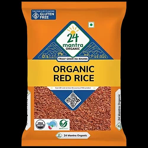 Buy 24 Mantra Organic Red Rice Online - OLRAA Indian Snacks