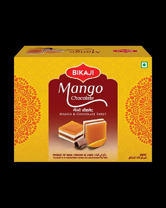 Buy Bikaji Mango Chocolate Burfee Online - OLRAA Indian Snacks