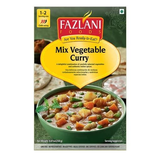 Buy Fazlani Foods Mix Vegetable Curry Online - OLRAA Indian Snacks