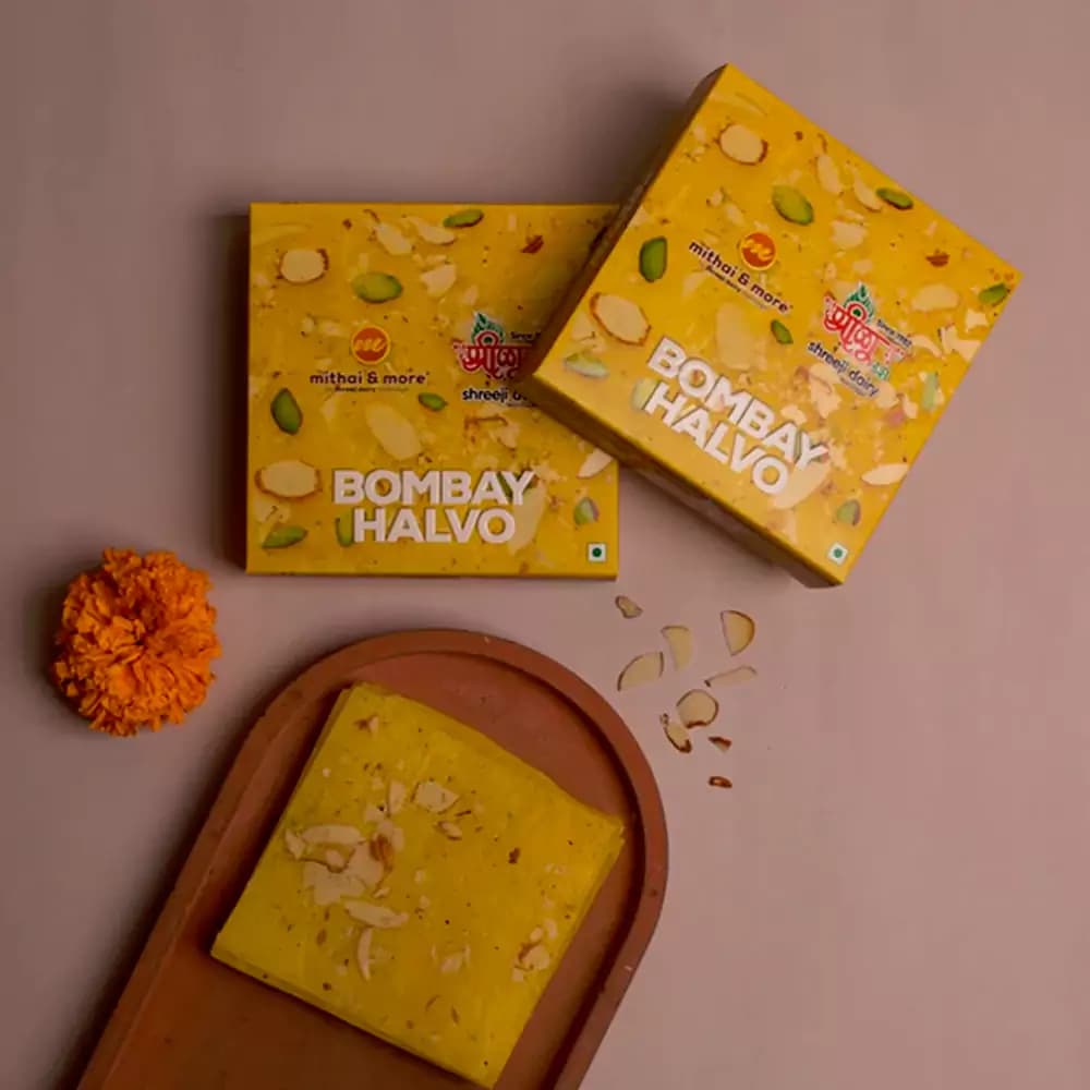 Buy Shreeji Dairy Bombay Ice Halva Online - OLRAA Indian Snacks