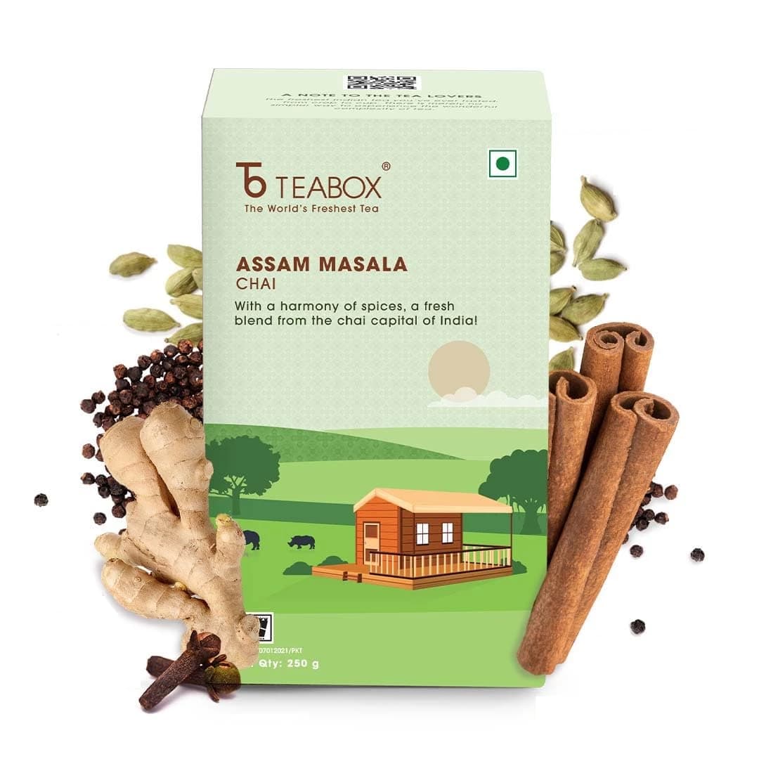 Buy Teabox Assam Masala Chai Online - OLRAA Indian Snacks