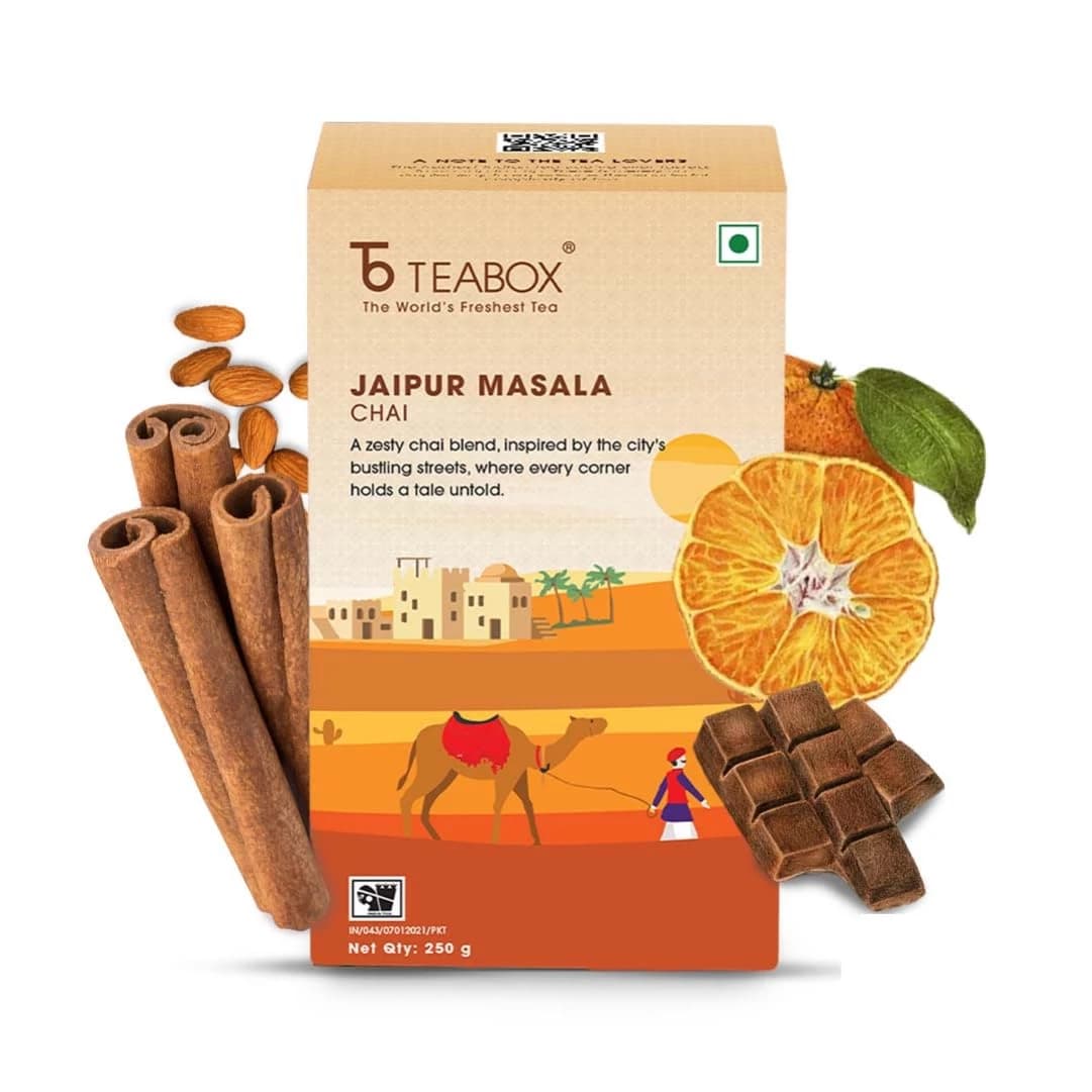 Buy Teabox Jaipur Masala Chai Online - OLRAA Indian Snacks